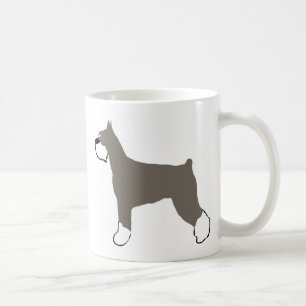 Schnauzer-Silhouette Kaffeetasse