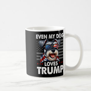 Schnauzer sogar meine Hunde Lieben Trump Funny Kaffeetasse
