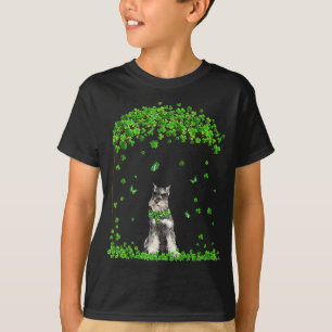 Schnauzer St Patricks Day Lover Irish Kleeblatt Do T-Shirt