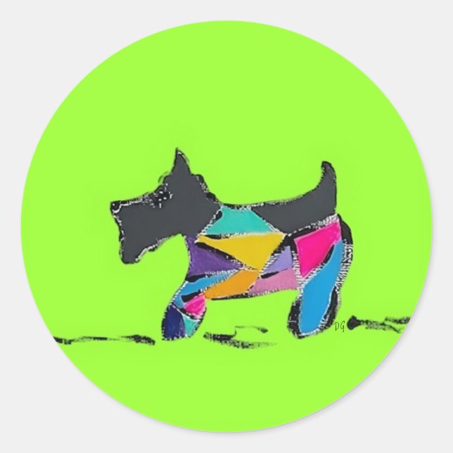 Schnauzer Stickers (Vorderseite)