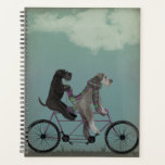 Schnauzer Tandem Planer<br><div class="desc">Schnauzer Tandem von Fabfunky. Schnauzer reiten im skurrilen Steampunkstil. | 192047D</div>