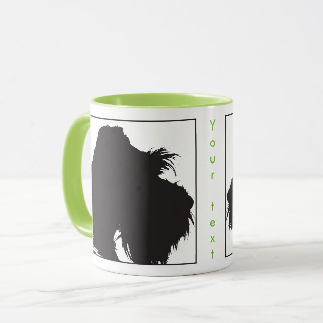 Schnauzer Tasse (Vorderseite Links)