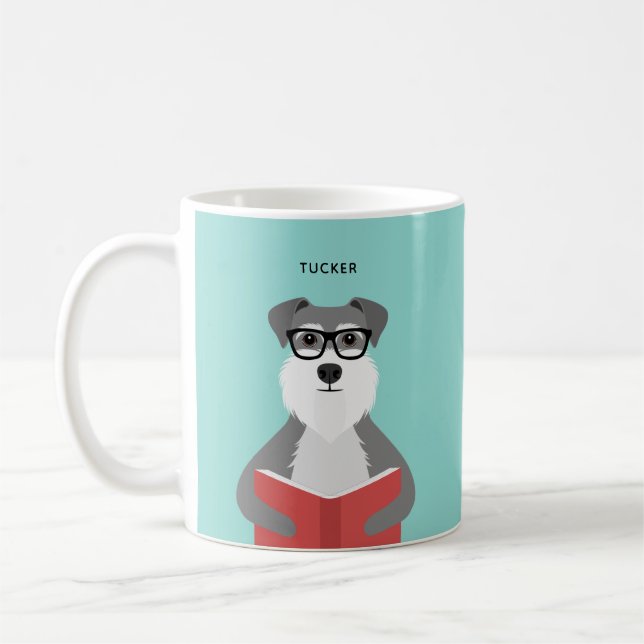 Schnauzer-Tasse Kaffeetasse (Links)