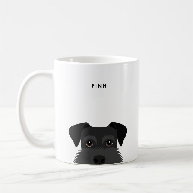 Schnauzer-Tasse Kaffeetasse (Links)