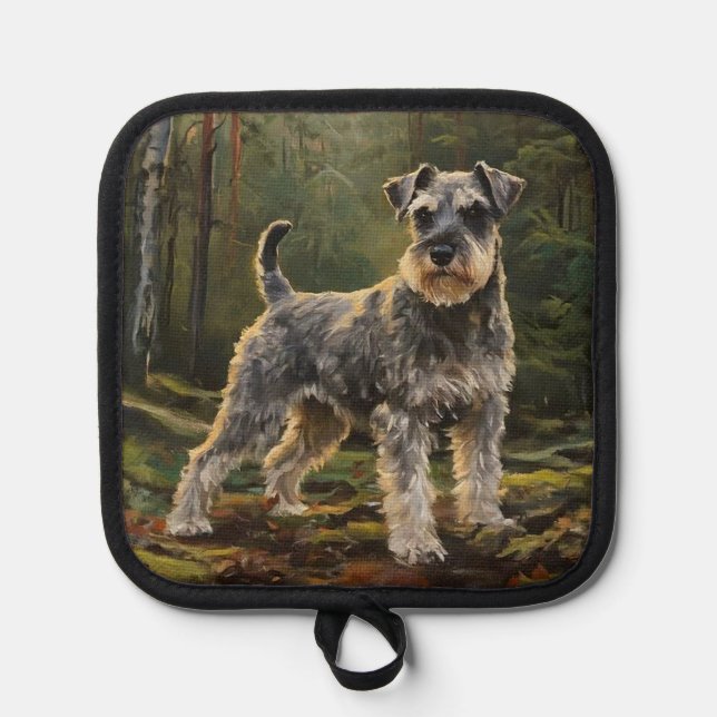 Schnauzer  topflappen (Vorderseite)