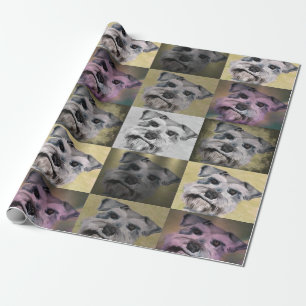 Schnauzer-Verpackungs-Papier für jede Anlässe Geschenkpapier