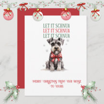 Schnauzer Weihnachtliche Launen |