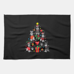 Schnauzer Weihnachtsbaum Ornament Funny Pet Dog Geschirrtuch