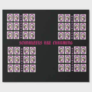 Schnauzer Wrpping Papier Geschenkpapier