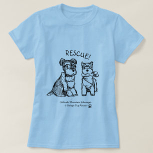 Schnauzers d'hiver - T-shirt de base (femmes)