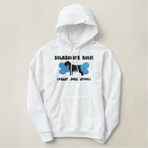 Schnauzers-Regel gesticktes Shirt (Hoodie)
