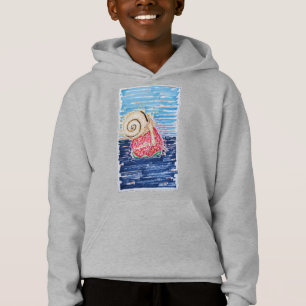 Schnecke auf der Erdbeere Hoodie