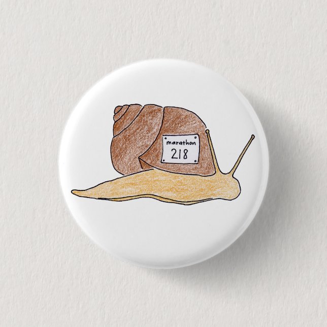 Schnecke Button (Vorderseite)