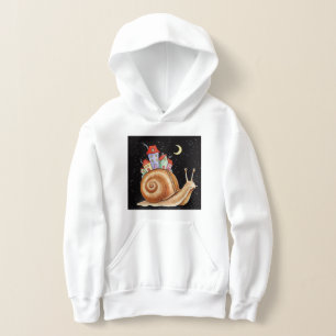 Schnecke, die eine Stadt trägt Hoodie