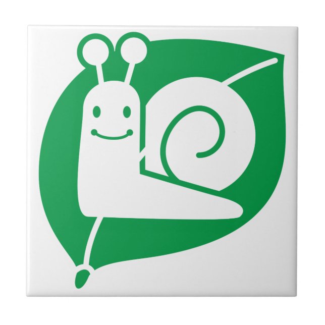 Schnecke Fliese (Vorderseite)