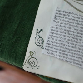 Schnecke Gummistempel