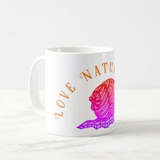 Schnecke im grafischen Stil Kaffeetasse