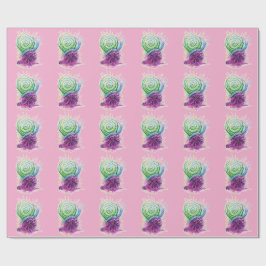 Schnecke in der Fig Geschenkpapier