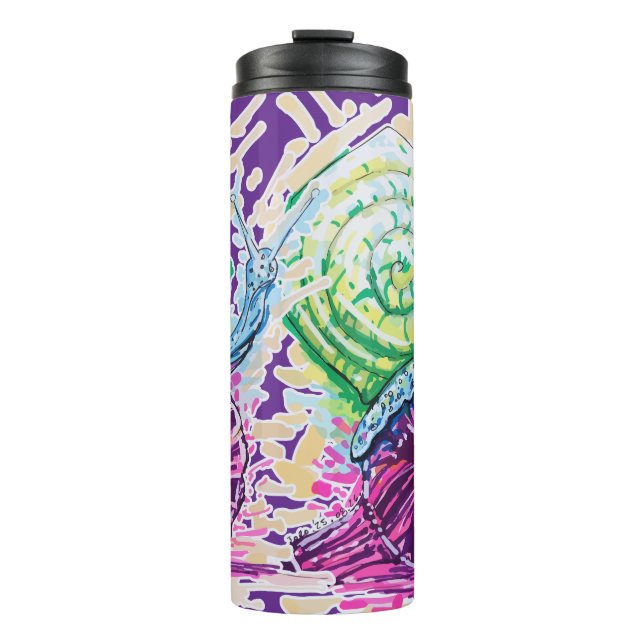 Schnecke in der Fig Thermosbecher (Vorderseite)