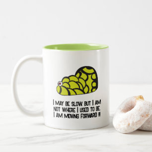 Schnecke Launisch Lustig Zweifarbige Tasse