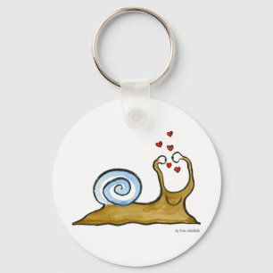 Schnecke-Liebe Schlüsselanhänger