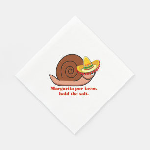 Schnecke Margarita pour Gefallen, halten Sie das S Serviette