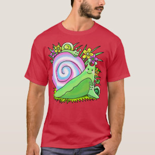 Schnecke mit kleinen Schnecken T-Shirt