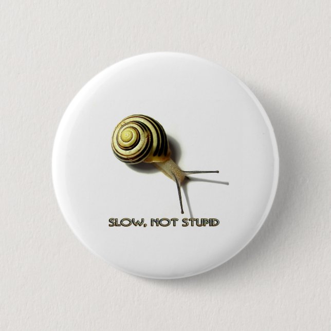 SCHNECKE MIT TITEL VON JUNGLEWALK.COM BUTTON (Vorderseite)