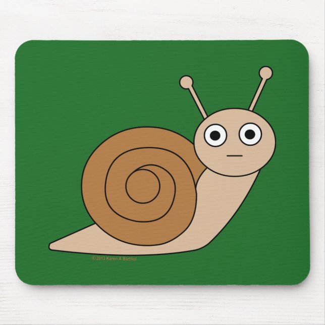 Schnecke Mousepad (Vorne)
