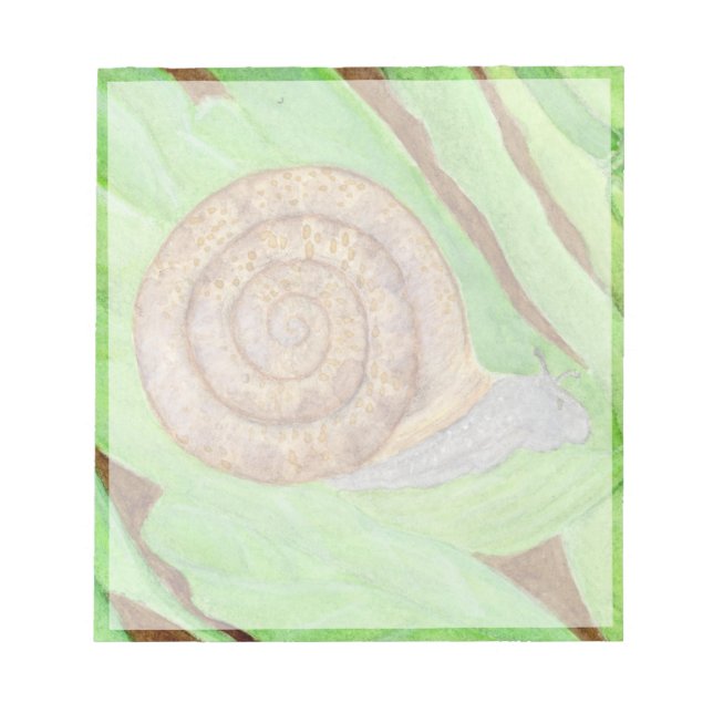 Schnecke Notizblock (Vorderseite)