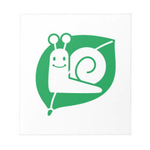 Schnecke Notizblock