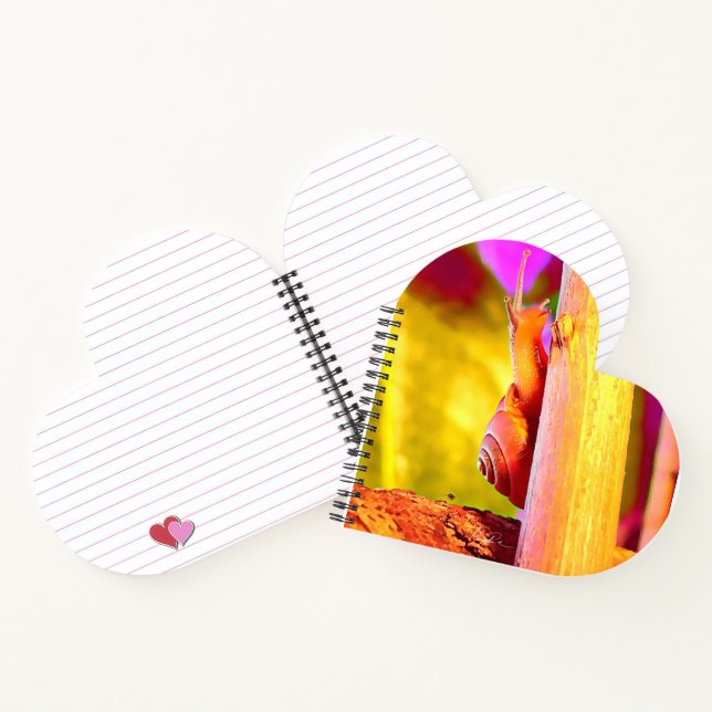 Schnecke Notizbuch (Innenseite)