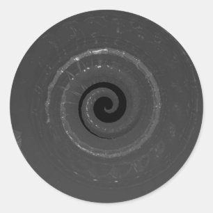 Schnecke Runder Aufkleber