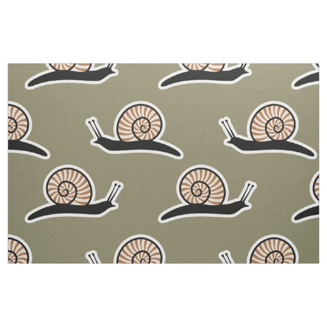  Schnecke Stoff (Fat Quarter (45,7 x 55,9 cm))