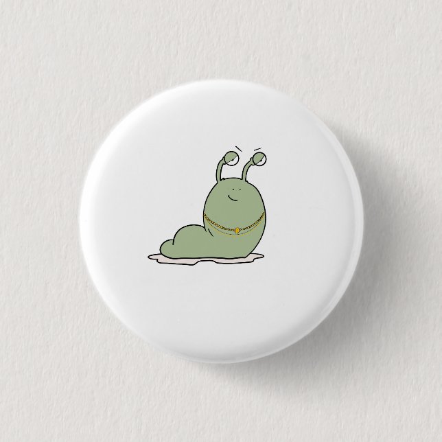 Schnecke, Thema, Käfer Thema Button (Vorderseite)
