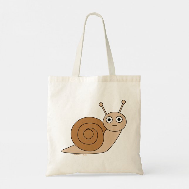 Schnecke Tragetasche (Rückseite)