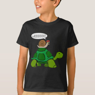 Schnecke u. Schildkröte - Turbo-Duo T-Shirt