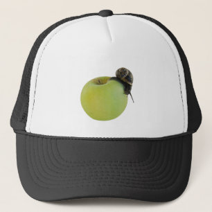 Schnecke und Apfel Truckerkappe