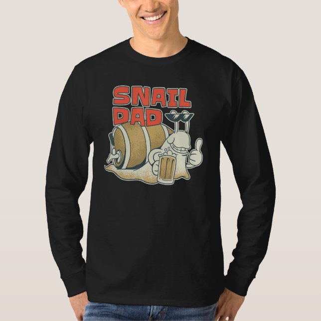 Schnecke Vater Seltene Schnecke Hühner Schlepper T-Shirt (Vorderseite)