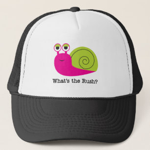 Schnecke, was die Eile-T-Shirts und die Geschenke Truckerkappe
