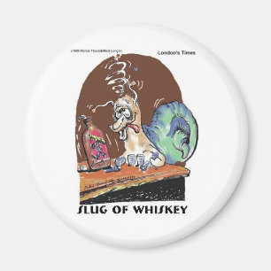 Schnecke Whiskey Lustige Schnecke Geschenke & T-Sh Magnet