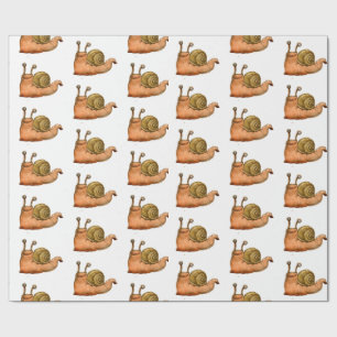 Schnecken Geschenkpapier