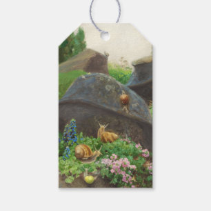 Schnecken in einem Rockgarten (von H.A. Brendekild Geschenkanhänger