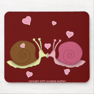 Schnecken in Liebe Mousepad