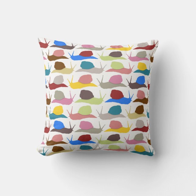 Schnecken Kissen (Vorderseite)