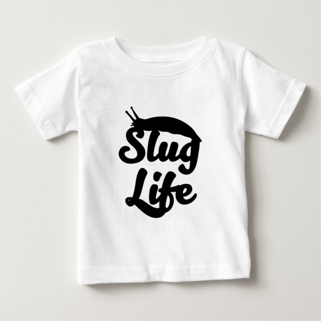 Schnecken-Leben Baby T-shirt (Vorderseite)