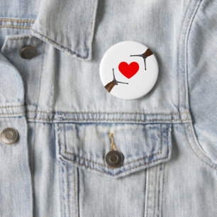 Schnecken-Liebe Button
