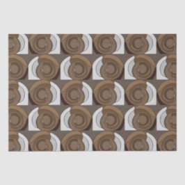 Schnecken Muscheln Abstraktes Muster Seidenpapier