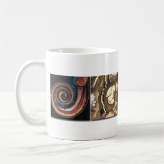 "Schnecken-Reihen" Kaffee-Tasse! Kaffeetasse