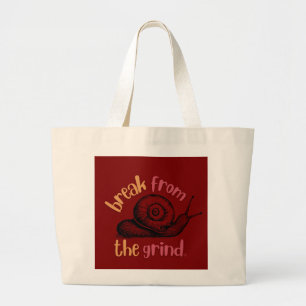 Schnecken-Tasche Jumbo Stoffbeutel